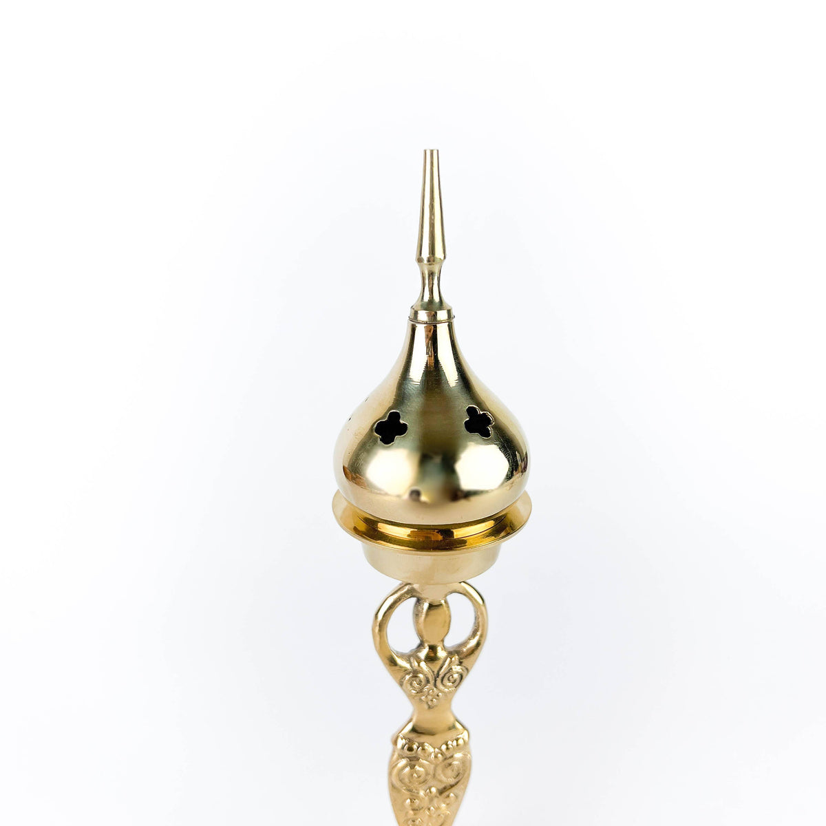 Goddess Brass Cone Burner 9"H