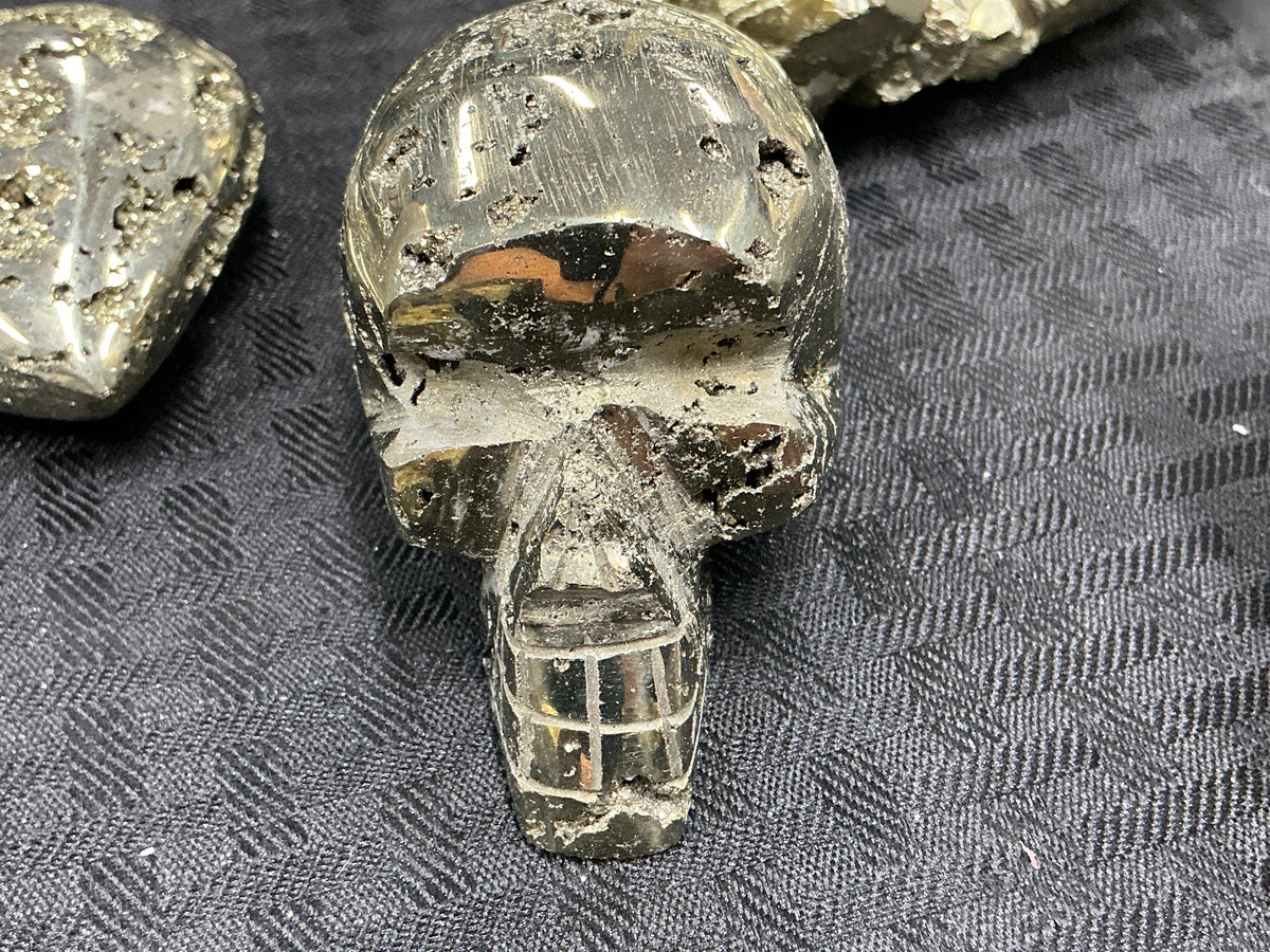 Pyrite Skull