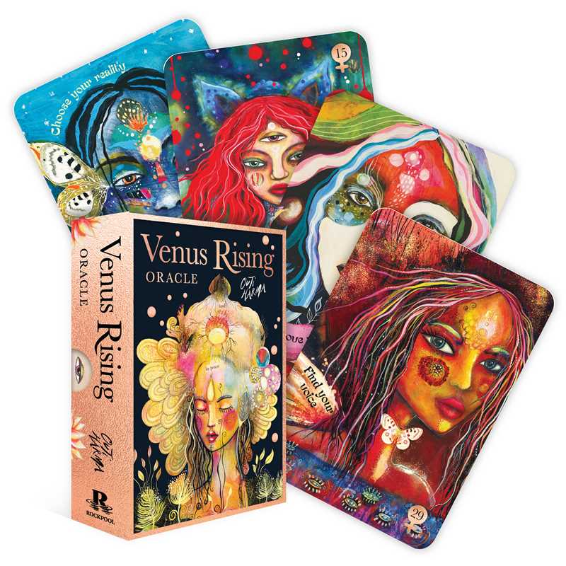 Venus Rising Oracle by Outi Harma: Flashcards; 104 pages / English