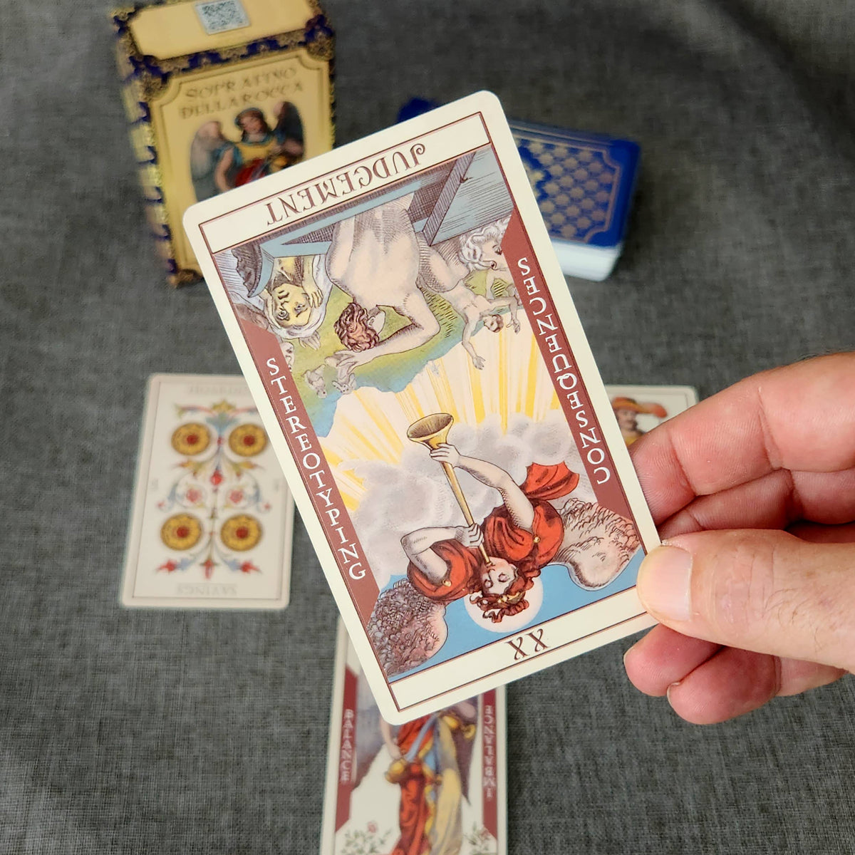 Soprafino Dellarocca Historical Tarot Cards Deck