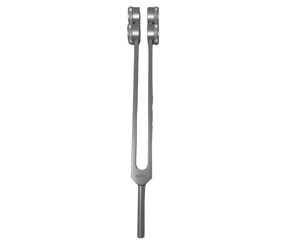 Tuning Forks Double Silver- C Note 40 Hz
