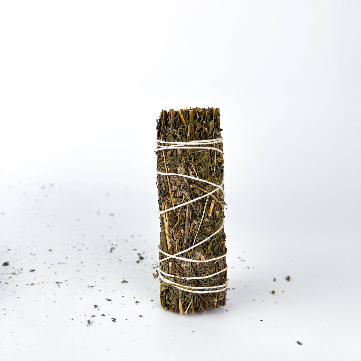 1 Mugwort (Black Sage) Smudge Stick 4 " Salvia Mellifera