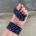 Evil Eye & hematite Beaded Bracelet