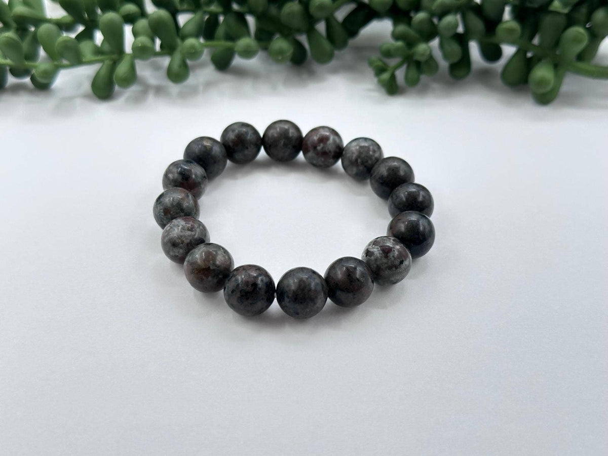 Yooperlite Bracelet 12MM Beads - Extended Length (8.5 Inch)