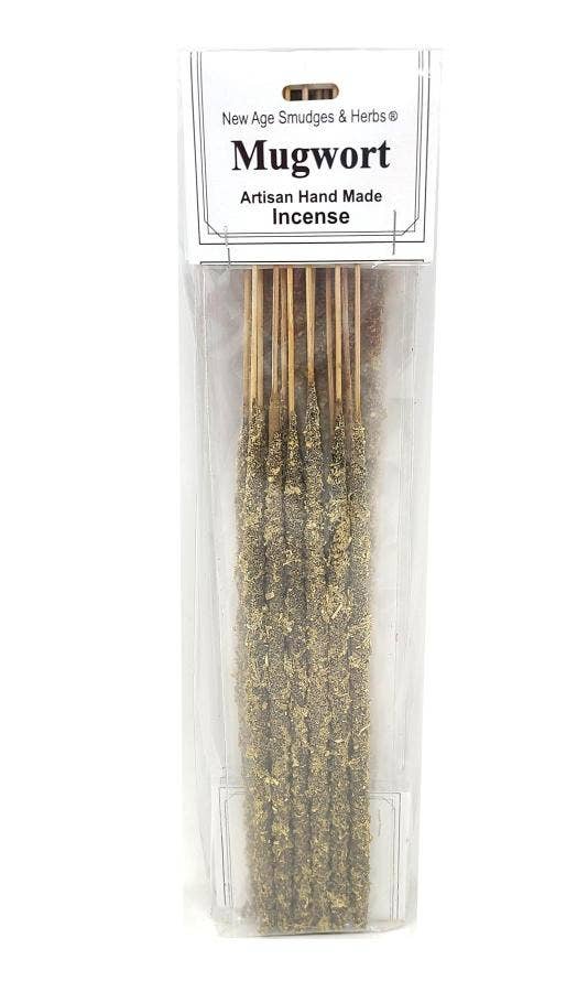 Artisan Mugwort "Artemisia Vulgaris" Incense Sticks (6-Pack)