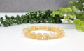 Citrine Stretchable Gemstone Bracelet  8mm Beads, 7.5"L: Bracelets Only