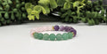 FERTILITY - Rose Quartz/Amethyst/Green Aventurine Bracelet