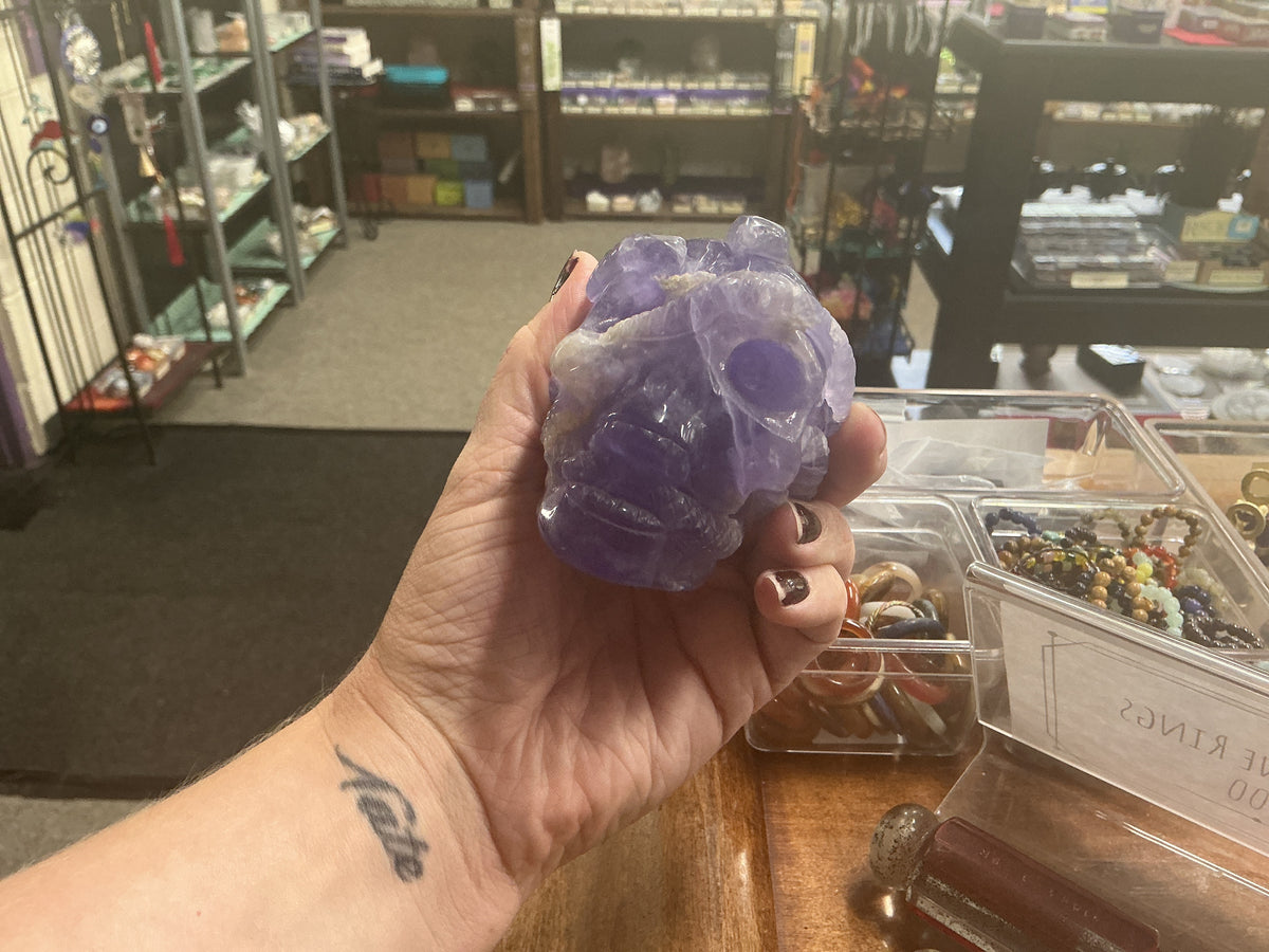 Amethyst Skull