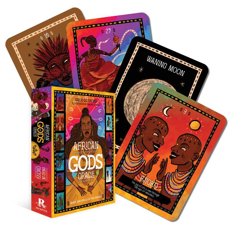 African Gods Oracle by Diego de Oxóssi: Flashcards; 128 pages / English