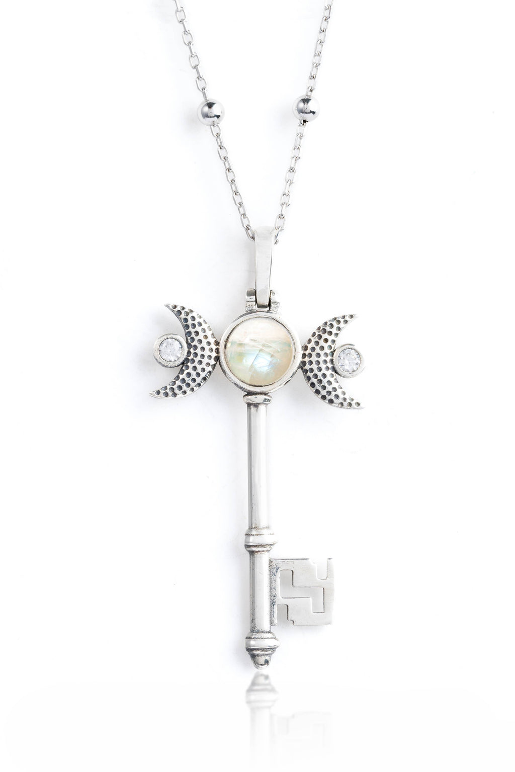 Hecate's Key Necklace: Onyx
