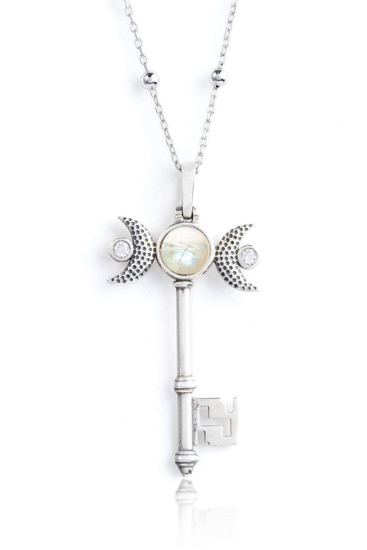 Hecate's Key Necklace: Onyx
