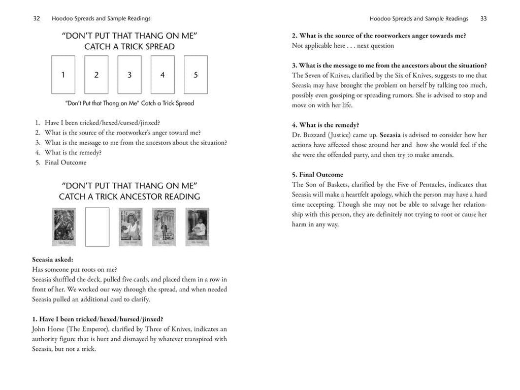 Hoodoo Tarot by Tayannah Lee McQuillar: Flashcards; 160 pages / English