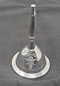 Goddess Of Earth Silver Plated Altar Bell - 3"H