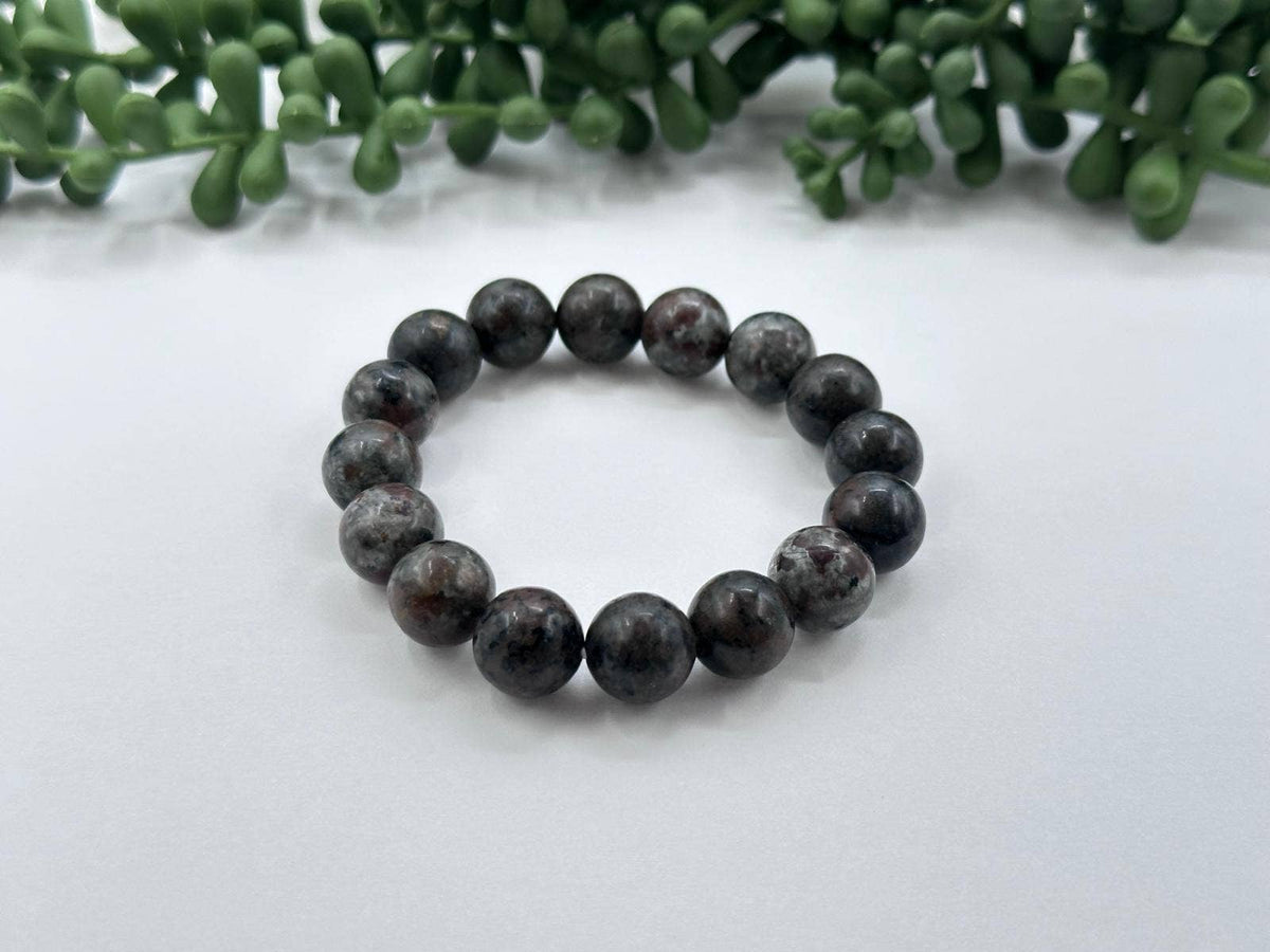 Yooperlite Bracelet 12MM Beads - Extended Length (8.5 Inch)