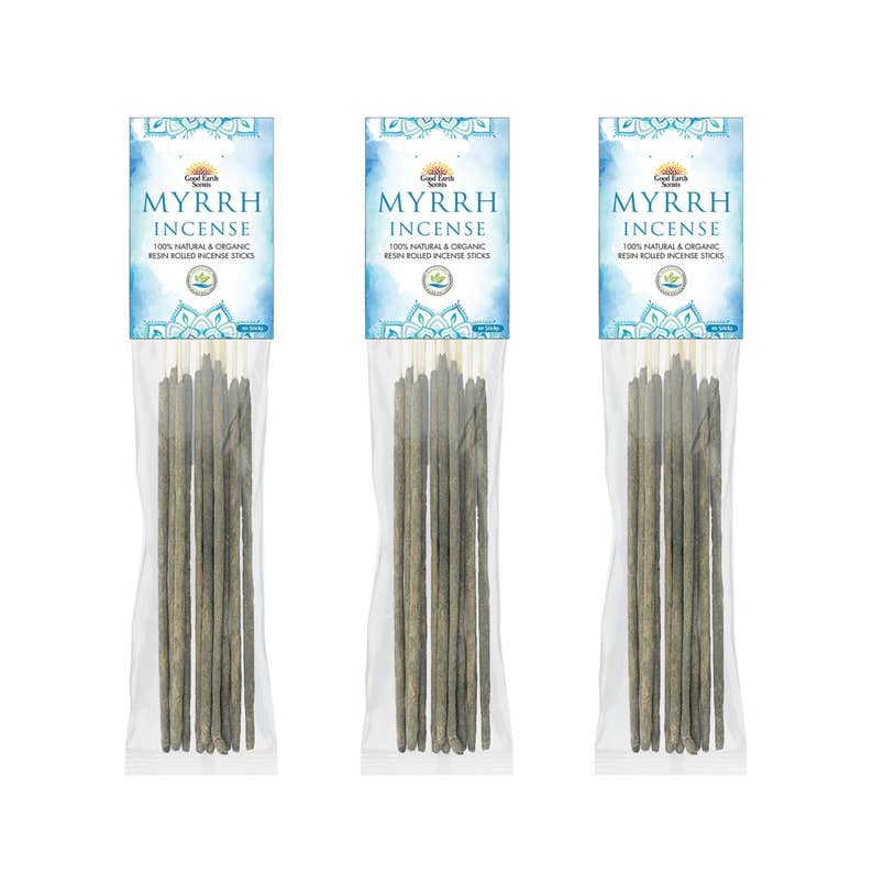 Resin Rolled Incense Sticks - Myrrh Artisan (10)