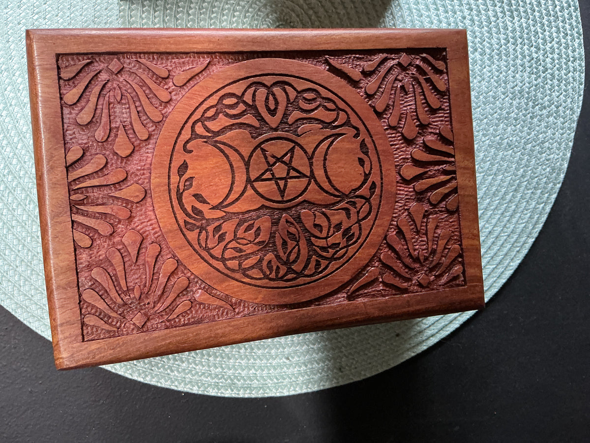 Wooden Box 3 Moon