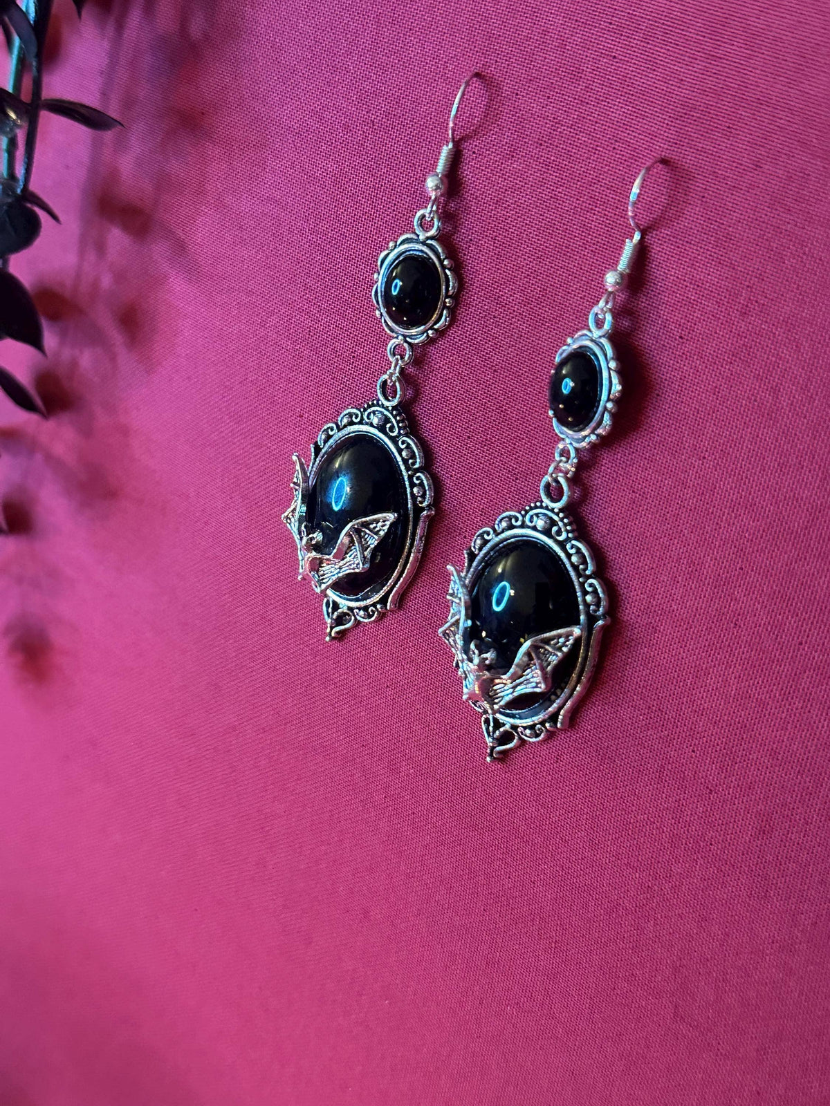 Gothic Earrings - The Promise Of Immortality: Red