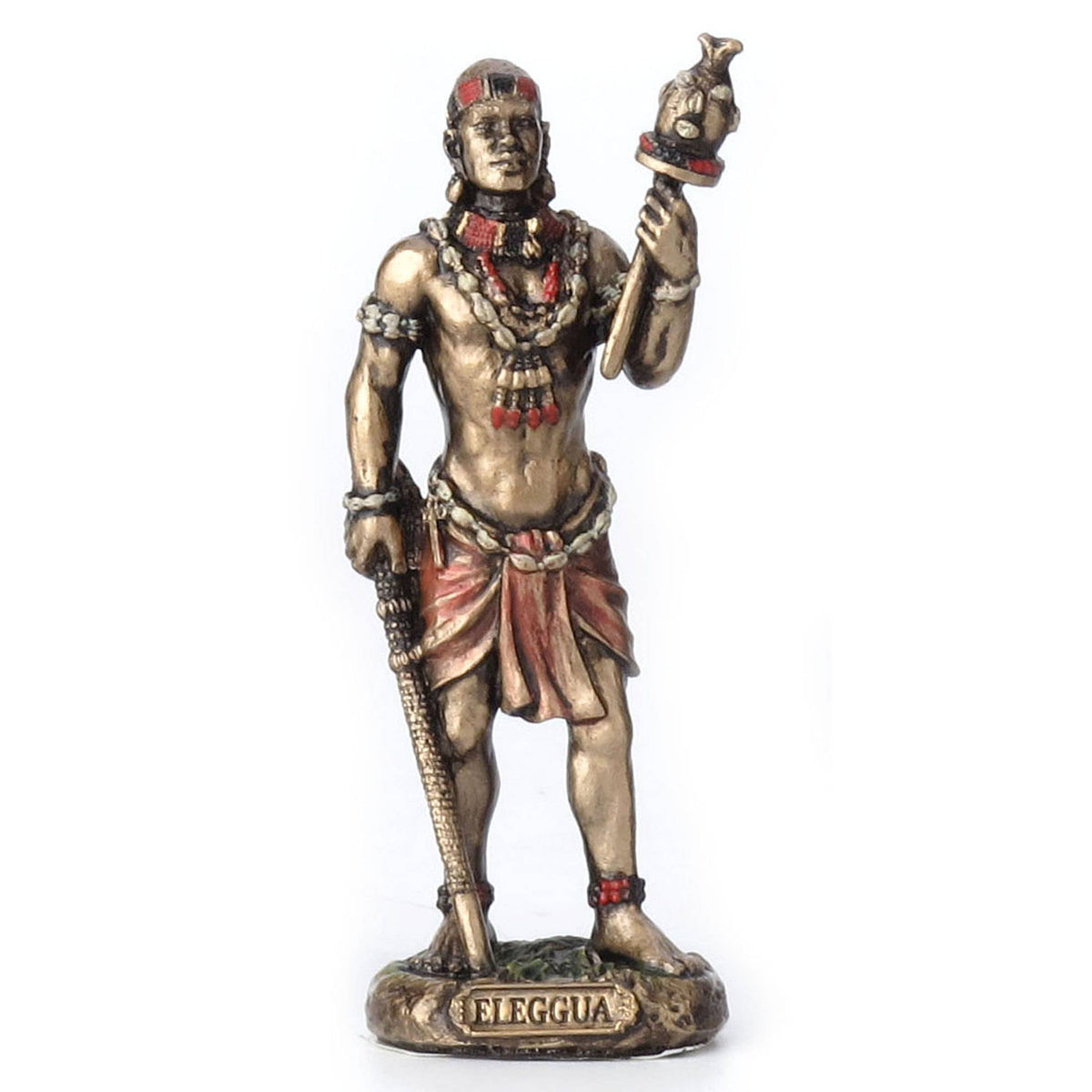 3 1/2 Inches Ellugua God Of Crossroads And Fortune