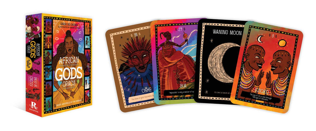 African Gods Oracle by Diego de Oxóssi: Flashcards; 128 pages / English