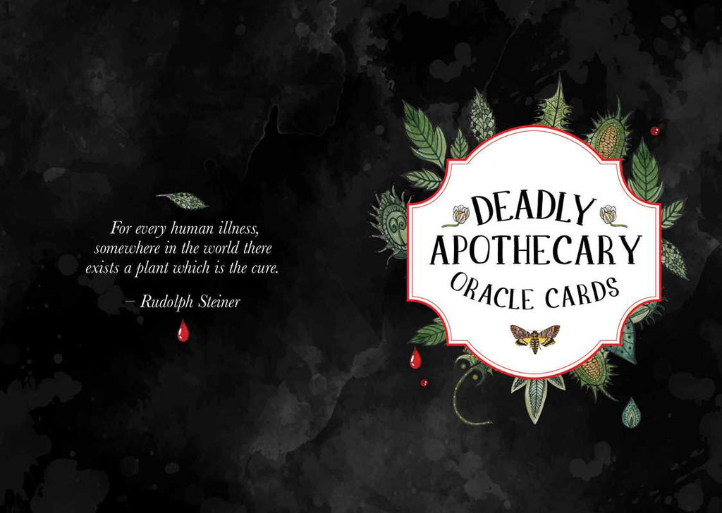 Deadly Apothecary Oracle by Priestess Moon: Flashcards; 96 pages / English