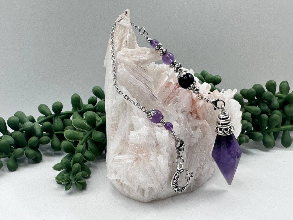 AMETHYST "Be Charmed" Gemstone Pendulum