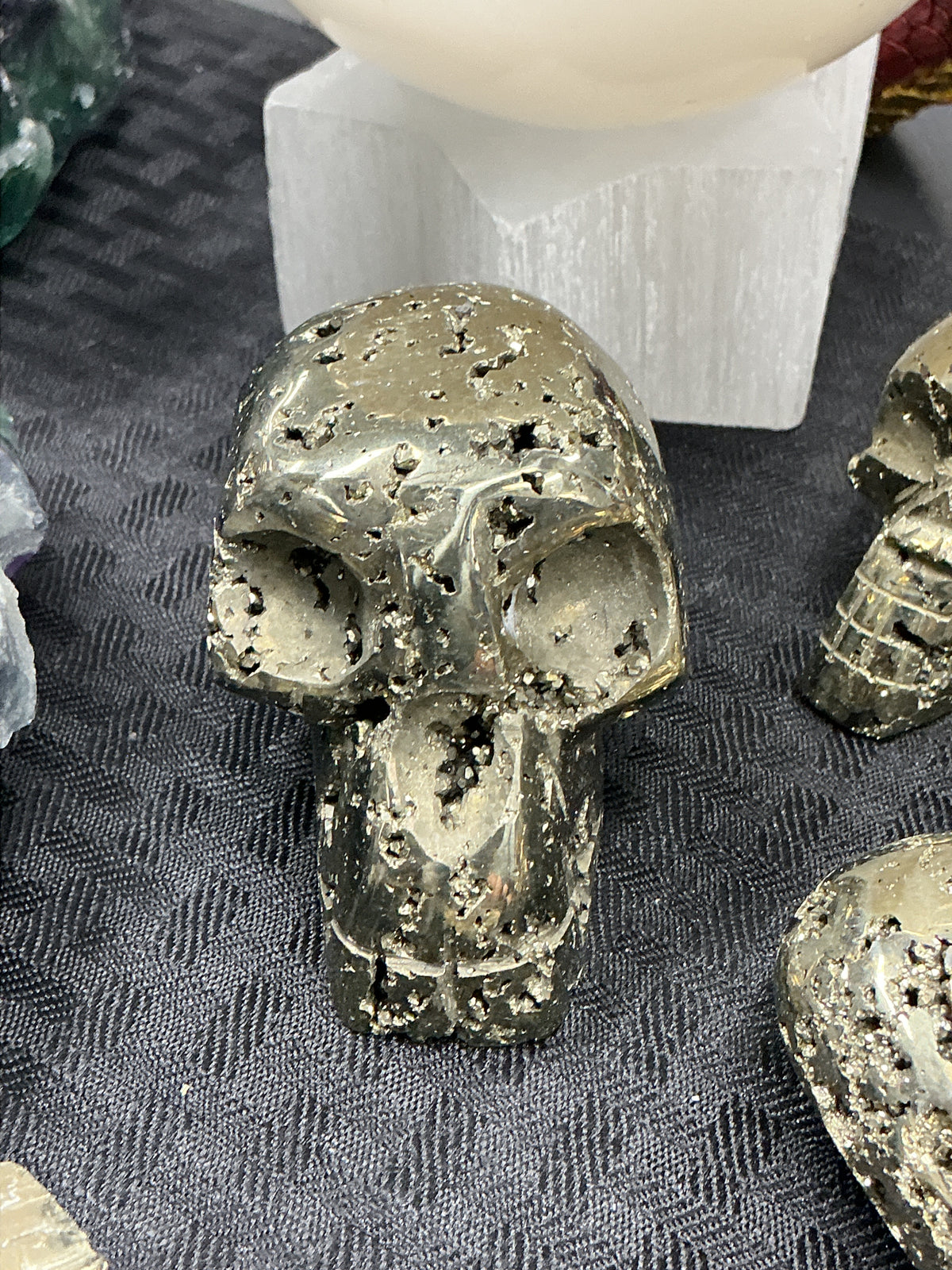 Pyrite Skull