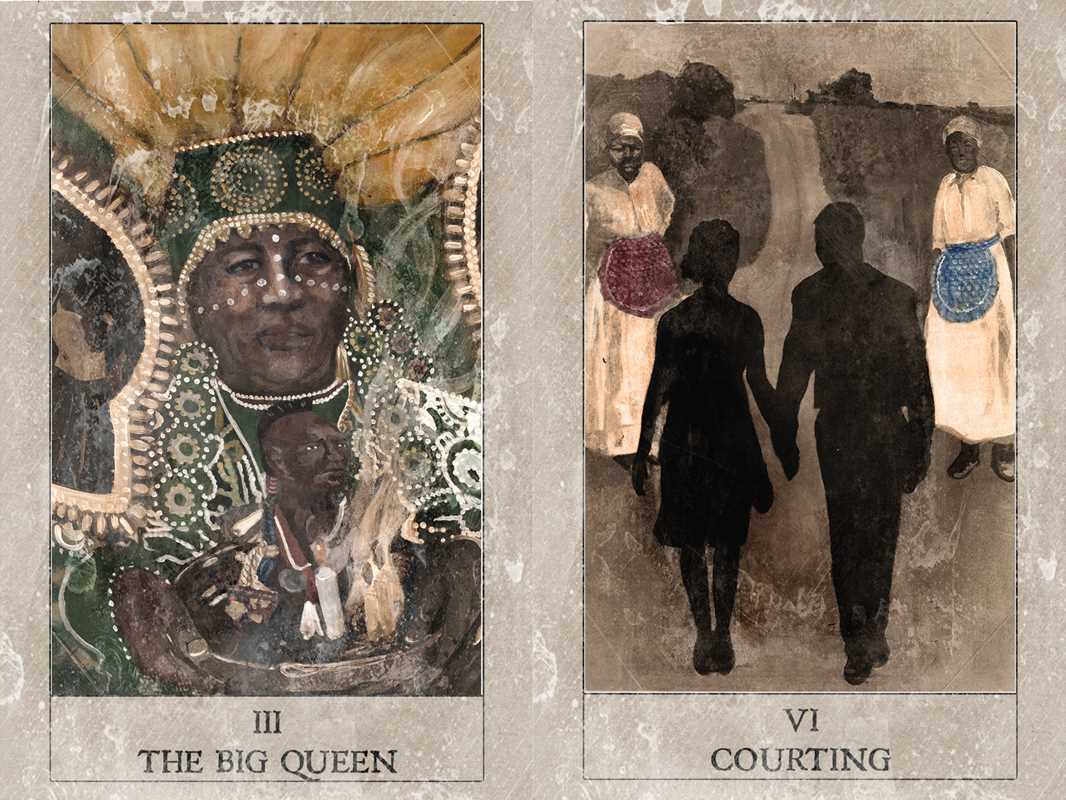 Hoodoo Tarot by Tayannah Lee McQuillar: Flashcards; 160 pages / English