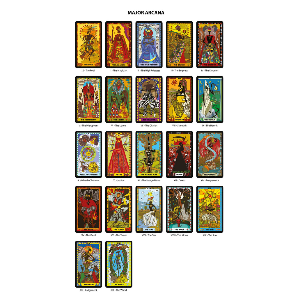 The African Tarot Cubist Tarot Cards Deck