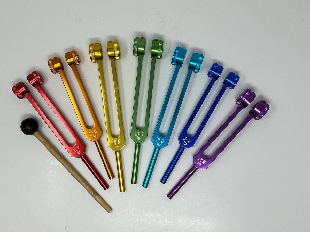 Tuning Forks – Chakra Color 7Pc Set