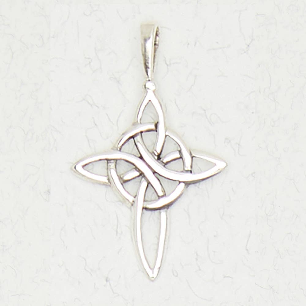 Sterling Silver Pendant/chain - The Witch's Knot: Sterling Silver