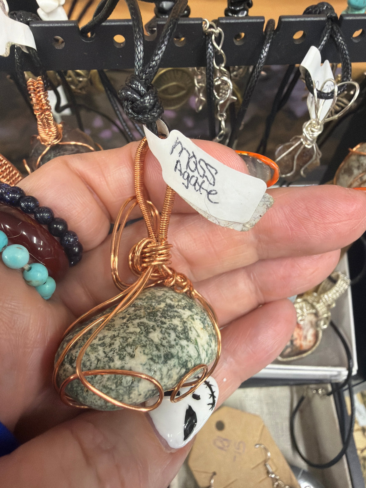 Moss Agate pendant