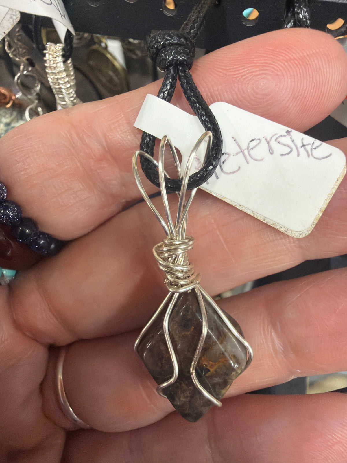 Pietersite pendant