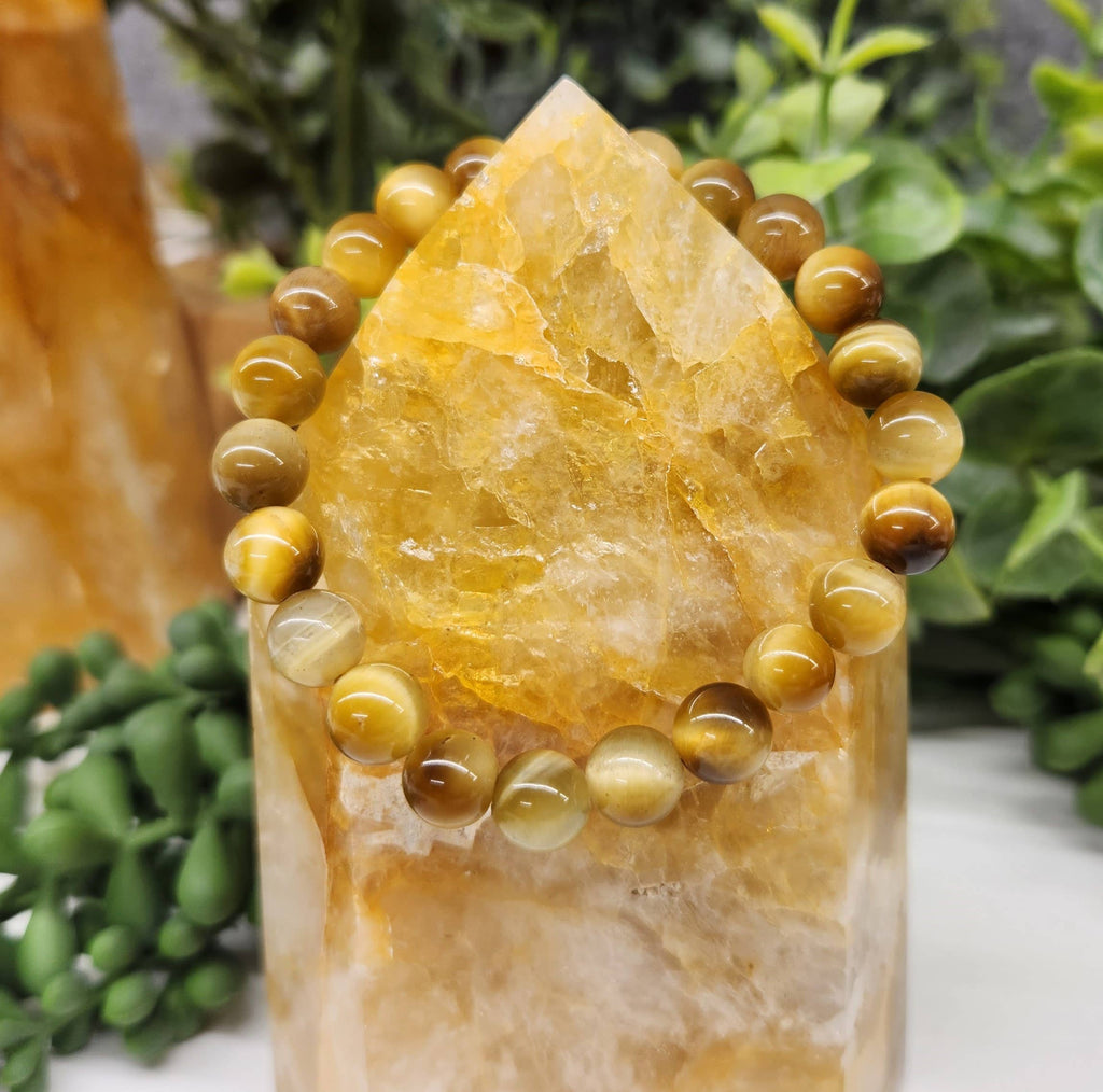Honey Tiger Eye Stretchable Bracelet 8mm Beads