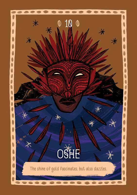 African Gods Oracle by Diego de Oxóssi: Flashcards; 128 pages / English