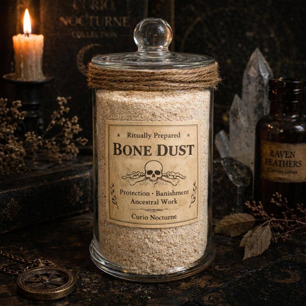 Ritually Prepared Ethically Sourced Bone Dust for: Bottle