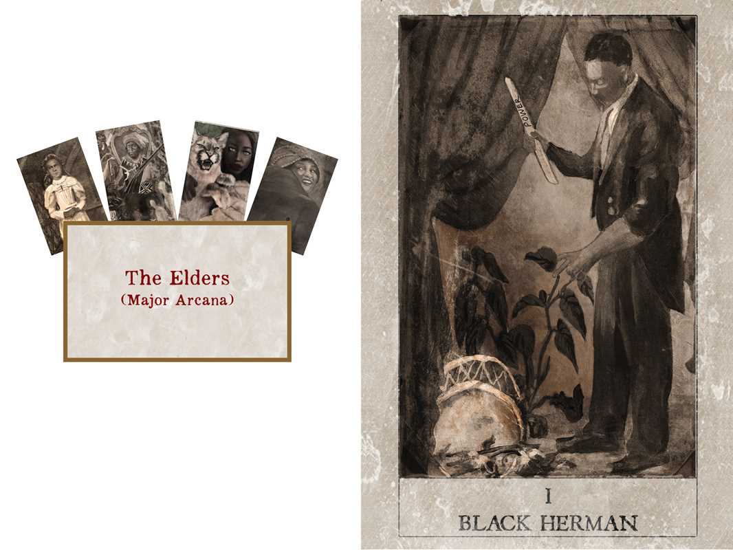 Hoodoo Tarot by Tayannah Lee McQuillar: Flashcards; 160 pages / English